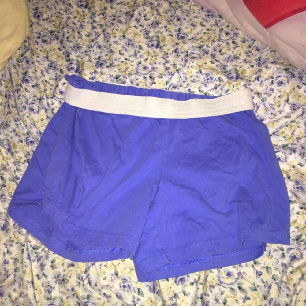 purple champion shorts